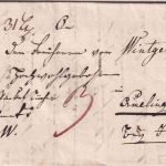 Preussen - Münster 6/2 Fingerhut-K1 Paketbegleitbrief n. Emelinghof b. Hamm