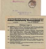 DR-Infla - 200 Mio. Korbdeckel Drucksache Gummersbach - Altbach 8.11.23