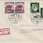 DR - 2x6 Pfg. Tag d. Briefmarke Einschreibebrief SST München - Pullach 1941