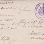 LP Belgien - 10 C./10 Pfg. Germania Feldpostkarte 3. Landsturm-Inf.Kp. Horb 1915