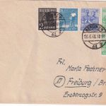 All.Bes. - Währungsreform - 2x84 Pfg. Arbeiter u.a. Berlin Sw61 Freiburg 26.6.48