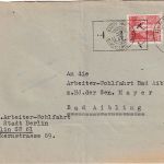 Berlin - 24 Pfg. Stephan Brief Berlin SW11 - Bad Aibling 3.5.49