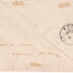 Frankreich - 20 C. Portomarke unfrankierter Brief Paris - Nesle 1914