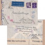 Italien - 1 L. Engel ua. Luftpost-Zensurbrief Florenz - Linz 9.2.43 Doppelzensur