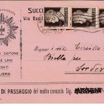 Italien - 3x10 C. Augustus illustr. Firmenkarte Turin 1934