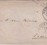 NDP - 1 Gr. Ganzsache/Preussen-Aufgrauch nachv. Hannover-Stpl. Neuenhaus 1869