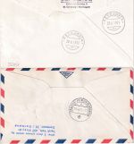 BRD/Island - Icelandair Erstflug Reykjavik-FFM + retour 2 Luftpostbriefe 19.6.71