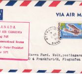 Canada - Air Canada Firstflight Ottawa - Frankfurt a/M. 6.7.71