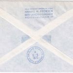 BRD - Scandinavian Airlines SAS Firstflight Düsseldorf - Abidjan 9.6.72