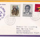 Angola - Interflug Erstflug Luanda - Berlin/Ost 15.4.77