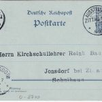 DR - Zittau 1902 Ausstellung 1.7. KOS-SST Ganzsache+Zusatz n. Jonsdorf