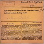 Bayern - Passau 1916 unfreies Paket n. Hirschhorn - 25 Pfg. Nachporto