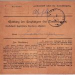 Bayern - Passau 1916 Feldpostpaketkarte "Zivilkleider" n. Hirschhorn