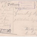 Bayern - Frauenberg T. Altreichenau Posthilfststellen-Ra3 sw-AK n Stuttgart 1907
