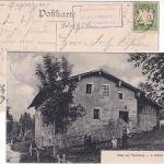 Bayern - Frauenberg T. Altreichenau Posthilfststellen-Ra3 sw-AK n Stuttgart 1907