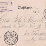 Bayern - Fürholz T. Grainet Posthilfststellen-Ra3 sw-AK n. Passau 1905