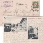 Bayern - Fürholz T. Grainet Posthilfststellen-Ra3 sw-AK n. Passau 1905