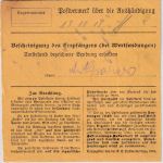 Bayern - 2x60 Pfg. Ludwig Wertpaketkarte Hartkirchen - Viechtach 1918