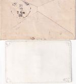 Bayern - 3 Pfg. Wappen A-Zähnung kl. Drucksachenbriefchen Passau 30.12.1888