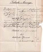 Bayern - Neuhaus a/Inn 4/1 (1876) Dienstbrief (Geburtsanzeige) n. Wasserburg