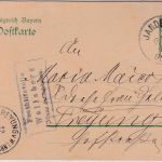 Bayern - Wollaberg T. Jandelsbrunn Posthilfststellen-Ra3 5 Pfg. Ganzsache 1908