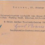 DR-Infla - 4 Mio. Korbdeckel Karte Sonnen - München 29.10.23