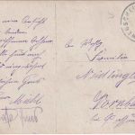 Bayern - Wegscheid Amtsbote (?) m. 2 Ochsen private Foto-AK gelaufen 1914