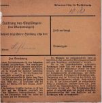 Bayern - Regensburg 1916 unfreies Nachnahmepaket Regensburg - 35 Pfg. Nachporto