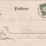 Bayern - Marienthal T. Nittenau grüner Posthilfstellen-Ra3 Ansichtskarte 1903