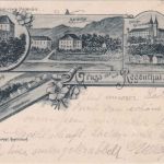 Bayern - Marienthal T. Nittenau grüner Posthilfstellen-Ra3 Ansichtskarte 1903