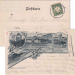 Bayern - Marienthal T. Nittenau grüner Posthilfstellen-Ra3 Ansichtskarte 1903