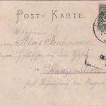 Bayern - Regenstauf 31. MAI Aushilfs-Ra2 Farblitho Königsbrunn 1900