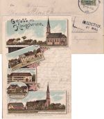 Bayern - Regenstauf 31. MAI Aushilfs-Ra2 Farblitho Königsbrunn 1900