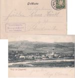 Bayern - Duggendorf T. Pielenhofen Posthilfstellen-Ra3 Ansichtskarte 1901