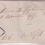 Bayern - Abensberg 6/4 HKS 3 Kr. Wappen gez. Brief n. Landshut 1871