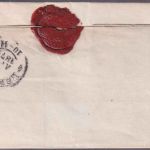 Bayern - Abensberg 6/4 HKS 3 Kr. Wappen gez. Brief n. Landshut 1871