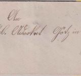 Bayern - Siegenburg 3/4 HKS 3 Kr. Wappen gez. Brief n. Landshut 1873