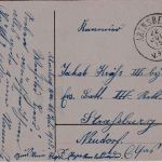 Bayern - Abensberg 1915 K2 Feldpostkarte n. Straßburg