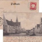 Bayern - 10 Pfg. Wappen Karte n. ÄGYPTEN Parsberg 2 Bhf. - Alexandrien 1906
