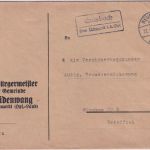 DR - Grasbach ü. Neumarkt i.d.Opf. Landpost-Ra2 Brief Weidenwang - München 1939