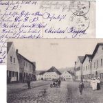 Bayern - Bruck Opf. Straßenansicht m. Automobil sw-AK/Soldatenkarte 1912