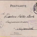 Bayern - Laufamholz T. Mögeldorf Posthilfstelle-Ra3 Karte v. Nürnberg 1898