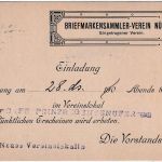 Bayern - 3 Pfg. Wappen Privatganzsache Briefmarkensammler-Verein Nürnberg 1910