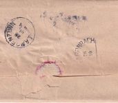 Bayern - 2x10+20 Pfg. Wappen Einschreibebrief/Wendebrief Kadolzburg 27. OCT 1884