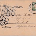Bayern - Fürth sw-Mehrbild-AK Rathaus/Neujahrsgruß gelaufen 1898