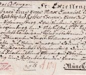 Württemberg/Bayern - v. Geißlingen Fahrpost-Wertbrief n. München ca. 1806/10
