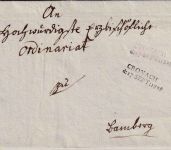 Bayern - Cronach d:17 SEPT 1828 L2 Francobrief n. Bamberg - Teilinhalt