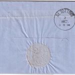 Bayern - 3 Kr Wappen gez. Chargebrief HKS Haag 7/9 - Tittmoning 1871