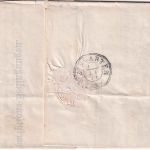 Bayern - 3 Kr Wappen gez. Brief (Drucksache) HKS Bahnh. Augsburg 10/11 1871