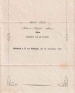 Bayern - 1 Kr. Wappen geschn. Zier-K1 Neustadt a/S. 9/10 (1869) Ortsdrucksache